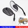 Motorcycle Rear View Mirror For Harley Dyna Electra Glide Fatboy Iron 883 Road Glide Sportster 883 1200 Rearview Side Mirrors