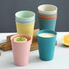 Пшеничная соломенная полоска пара стаканов для воды многофункциональная кружка для молока и кофе бытовая пластиковая кружка для ополаскивателя рта аксессуары для питья