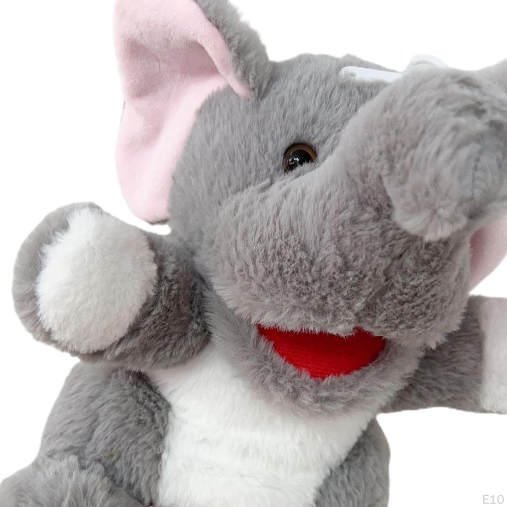 Animal Finger Puppet Plush Hand Imaginative Stuffed Toy Head Gloves Pretend