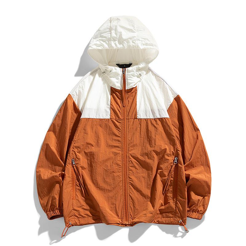 Летняя одежда для защиты от солнца для пар, куртка с капюшоном, мужская и женская одежда для рыбалки на открытом воздухе, кожаная одежда