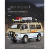 Масштаб 1/24 Mitsubishi Delica Внедорожник Полный привод Минивэн Литой сплав Металлическая модель автомобиля Звук и свет Классическая симуляция Коллекционные