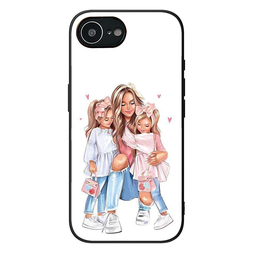 Чехол для Motorola Moto G86 G14 G35 G34 G45 G55 G64 G75 G85 G24 G15 G54 G57 Power Чехол для телефона Женщина Малышка Мама Семья Мальчик