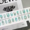 Lakeside Halo Gilded Wearable Bright Crystal Nail Art Patches - 30pcs