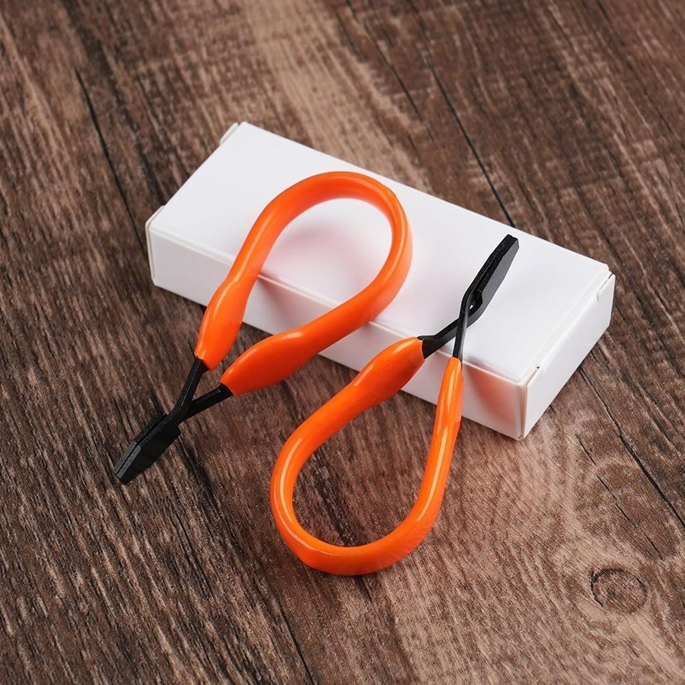 High Carbon Steel Hackle Pliers Hackle Clamp Feather Material Clamp  For Tying Nymph Flies