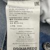 Dsquared2 S74LB0906 21Нержавеющая сталь Синие Узкие Джинсовые Брюки Деним Низ 46 синийПоношенный