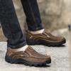 Горячие продажи обуви для пеших прогулок на открытом воздухе в Европе и Америке, модная обувь для осени, мужская кожаная повседневная обувь, массажные подошвы, лоферы