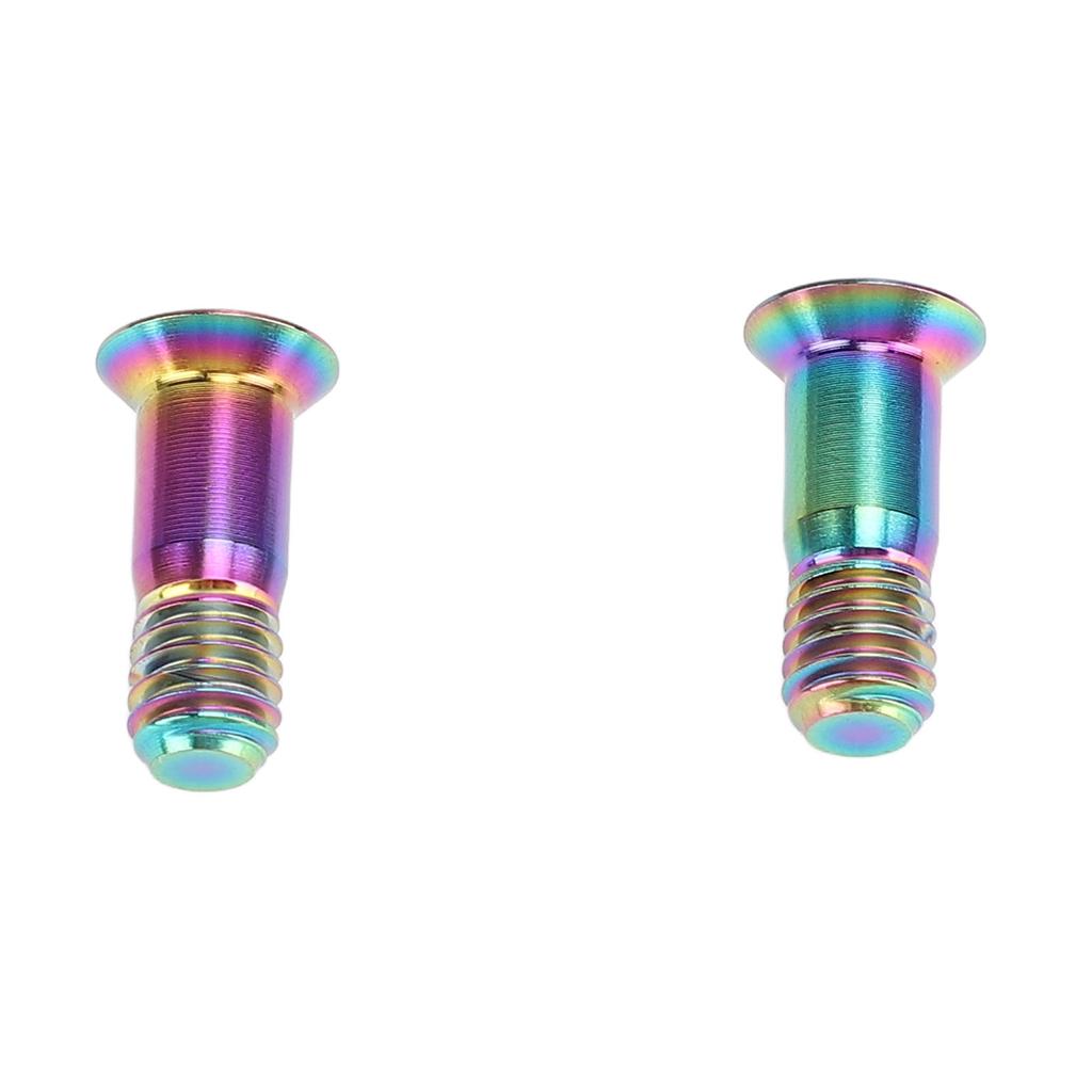 2 шт. велосипедный подшипник шкив винты колеса титановый сплав плоская головка уменьшить пропуск цепи задний переключатель передач руч