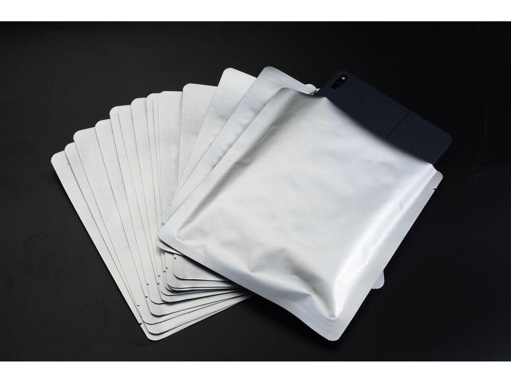 Антистатический упаковочный пакет из алюминиевой фольги для светодиодной ленты 220*250*0.14