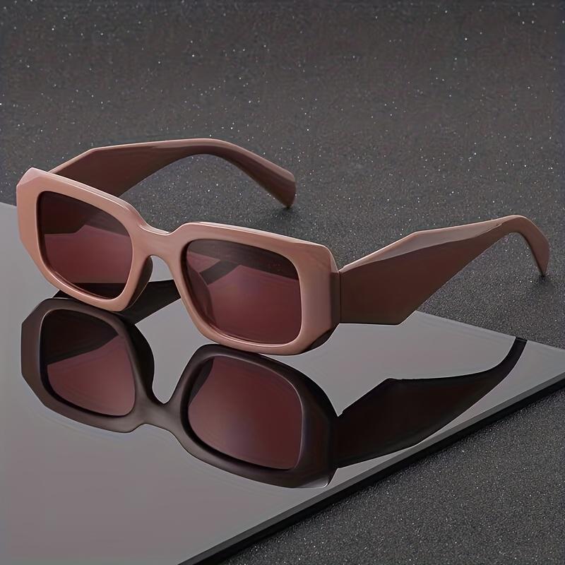 1pcs Stylish Polygon Decor Glasses Multiple Colors, Unisex Retro Party & Photo Props Lightweight & Washable.