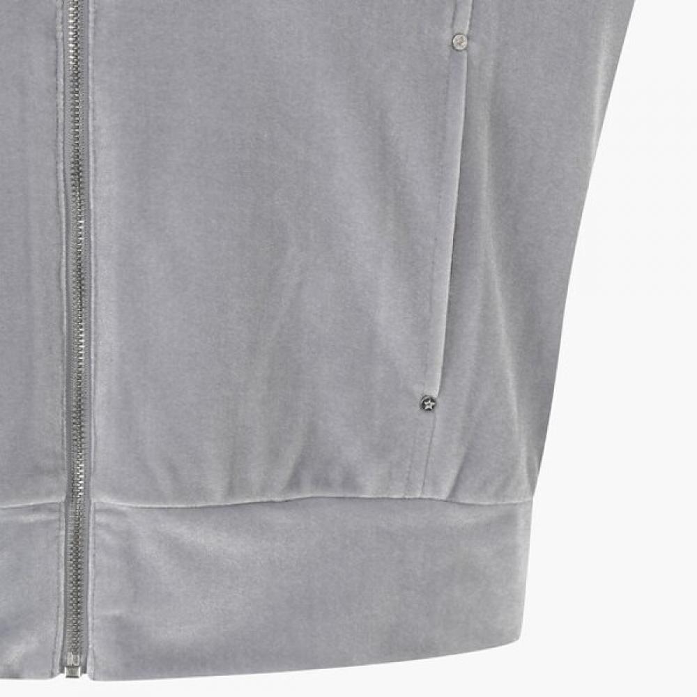 Le Coq Sportif Women S Velvet Slim Fit Stand Neck Zip Up Lgr Qp422ofto1