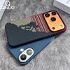Ультратонкий чехол для телефона с рисунком из углеродного волокна Для For Iphone 17 16 15 14 13 12 Pro Max 17Pro Ударопрочный Матовый Жесткий ПК Задняя Крышка
