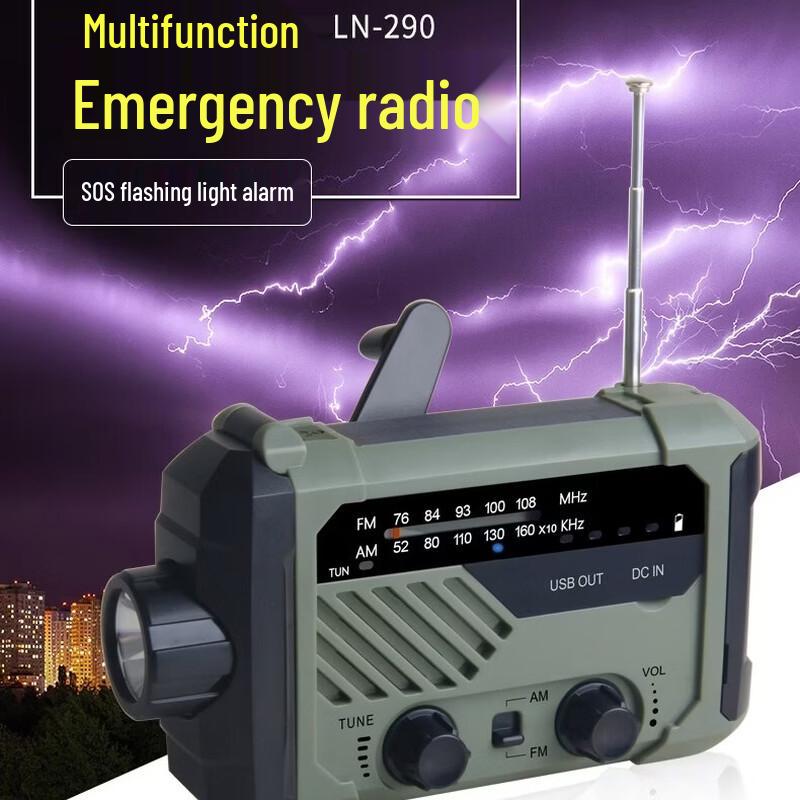 SupFire YJ01 Hand-Crank Emergency Flashlight
