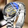 Bugare Double-Sided Automatic Tourbillon Men's Watch