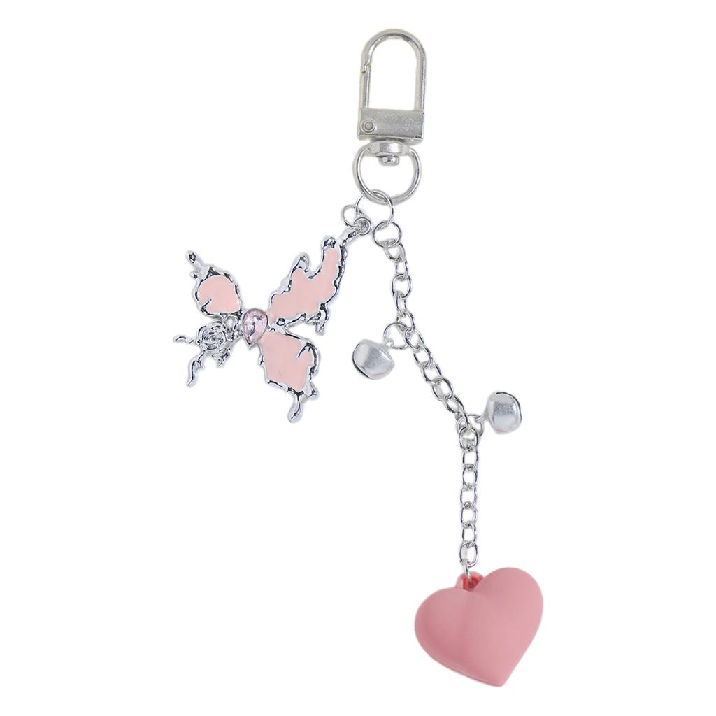 Bear Bowknot Star Charm Keychains Sweet Lovely Pendant Hangings Ornament Keyring Backpack Decoration for Women Girls