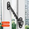 Window Limiters Plastic Steel Aluminium Alloy Snap Locks Child Safety Locks Window and Door Storm Brace Fixers