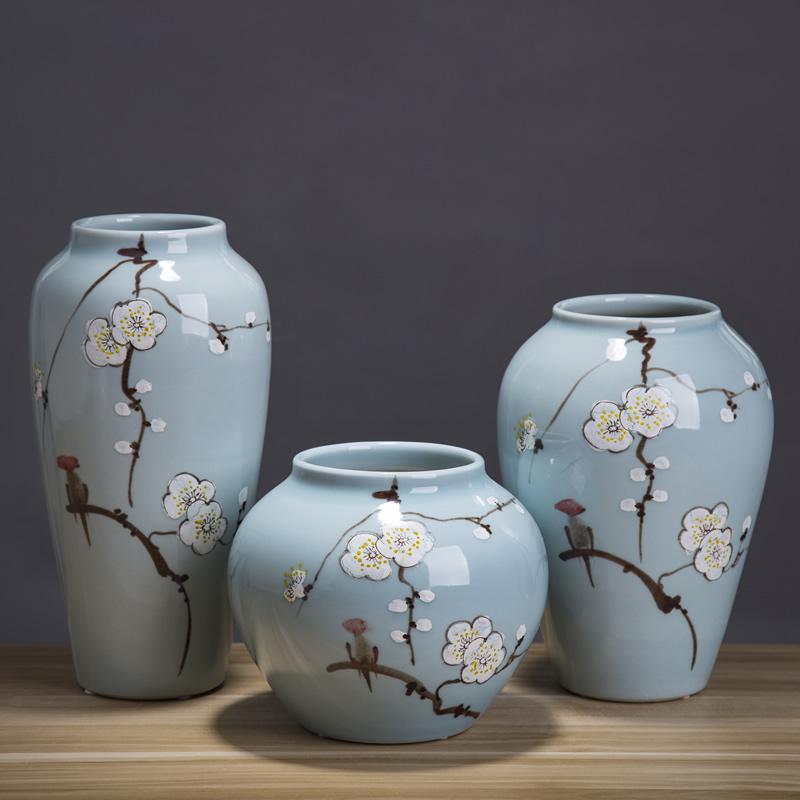 Современная китайская керамическая ваза для сухих цветов – Креативное украшение для дома