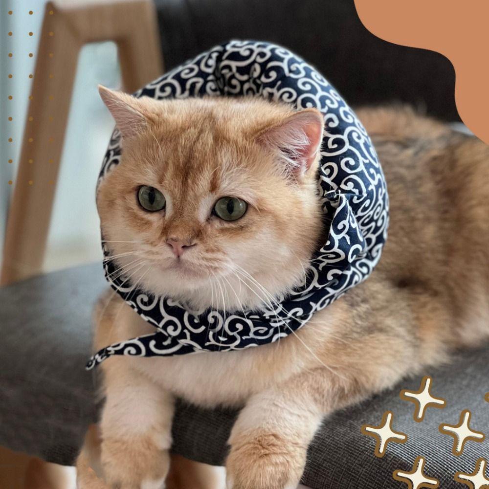 Моющийся забавный шарф для домашних животных, регулируемые банданы для собак, японские тканевые накидки для собак, ошейник для вечеринки