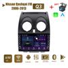 Android Car Radio Multimedia Video Player for Nissan Qashqai J10 2006-2013 With Button Knob Carplay WiFi BT 2 Din 2+32GB