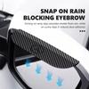 AABIJ1 Car Rearview Mirror Rain Eyebrow Carbon Fiber Sun Visor Shade Cover Accessories For Benz AMG VIANO GLB GLC GLE GLK W108 W124
