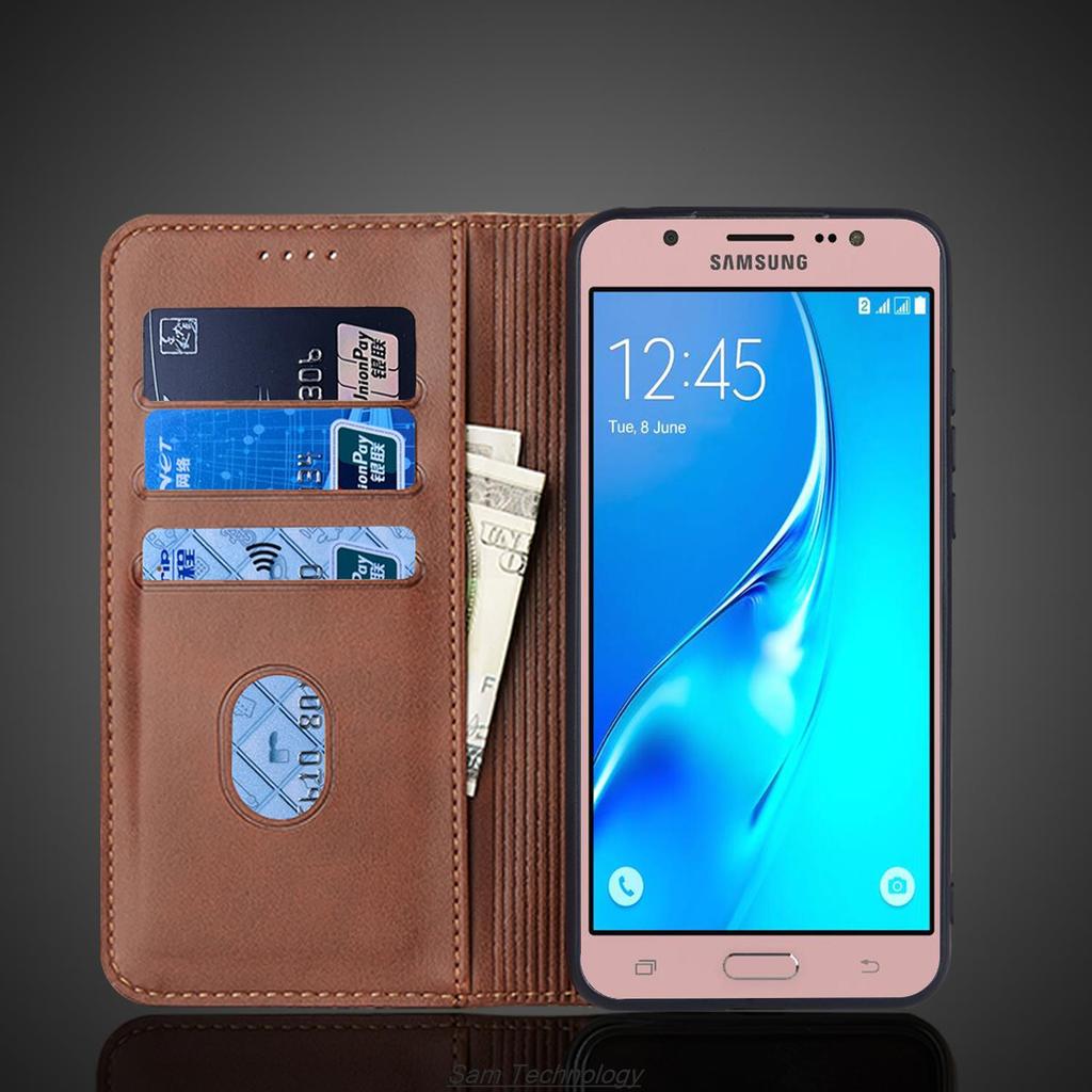 Кожаный чехол с магнитной застежкой для Samsung Galaxy J5 2016 J510F J510 Кобура Чехол-книжка Чехол-кошелек Сумки для телефона Fundas Coque