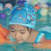 Comfortable Kids Swim Caps Cartoon Children's Cartoon Caps New Baby Ear Protector Calico Swim Cap