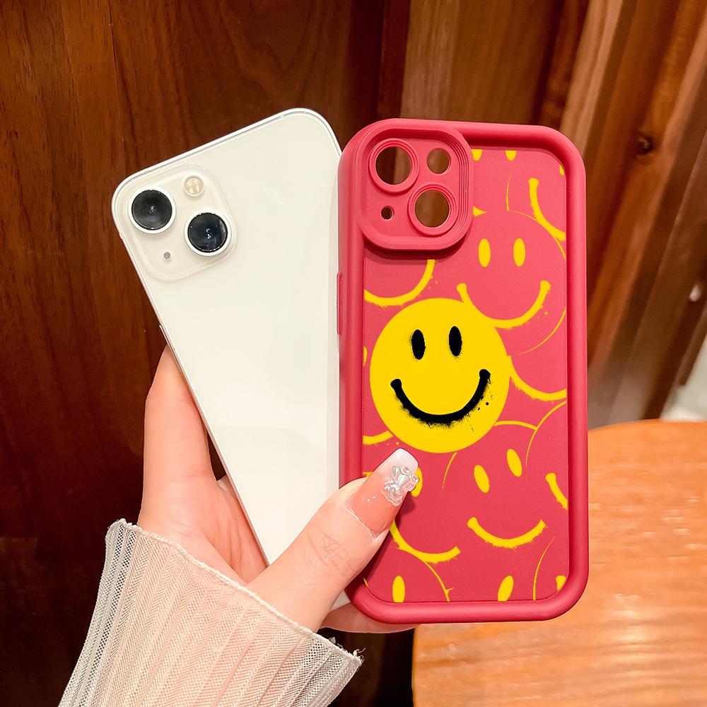 Мягкие силиконовые квадратные лестницы с мультяшным узором, полное покрытие, защита камеры, противоударный чехол для Huawei Honor Xiaomi Redmi Samsung