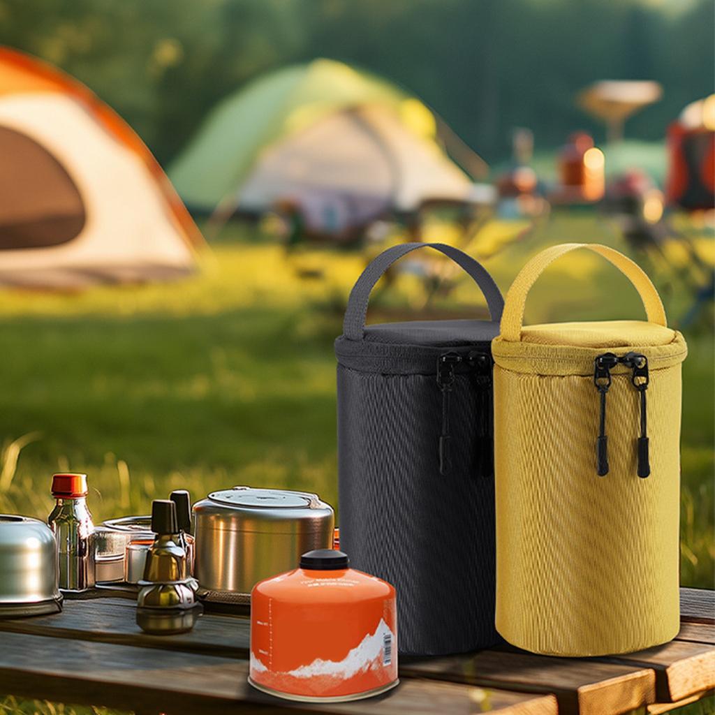 Portable Fuels ?Cylinder Storage Bag Oxford Cloth Gas Tanks Storage Bag for Outdoor Camping Cooking Travel Picnic