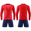 Long-sleeved football suit autumn and winter children's quick-drying sports suit student training suit printed football suit wholesale