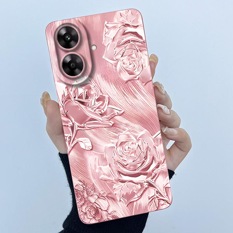 Чехол для телефона Realme Note 60 60X Narzo N61 Задняя крышка Матовый корпус Новый дизайн Мягкий силикон Funda для Realme Note60 RMX3933 Чехол