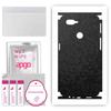 apgo Protective Skin Sticker for the Back+sides Compatible with Oppo A12, Full Wrap Film, Foil, Vinyl - Pattern Black Honeycomb
