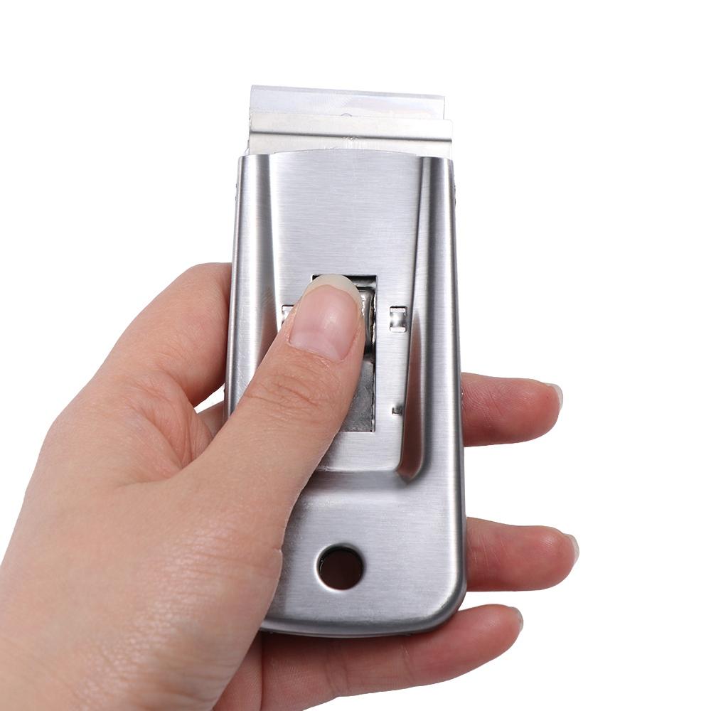 Steel Blade Squeegee Plastic Cleaner Handy Scraper  Window Tinting