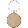 Moreno Round Beech Wood Keyring