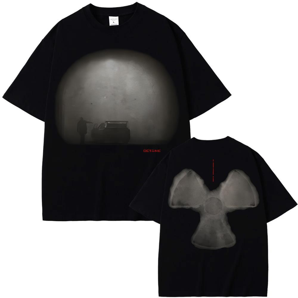 OCTANE TUNNEL TEE 2026 Рэпер Дон Толивер Хлопковая футболка в стиле Харадзюку Винтажная с рукавами Удобные топы