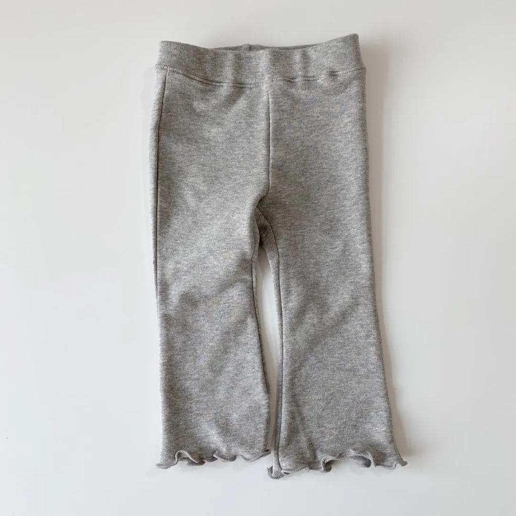 Детские летние брюки, милые плиссированные шифоновые брюки, повседневные свободные тонкие восьмиточечные брюки для девочек