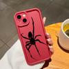 Креативный черный чехол для телефона с рисунком паука для iPhone Samsung Galaxy Xiaomi Redmi POCO HUAWEI Honor противоударный резиновый мягкий гибкий чехол