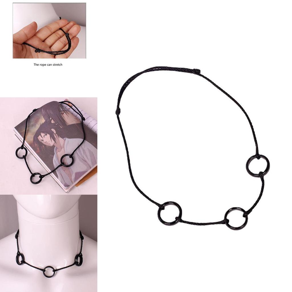 Модное аниме Наруто Учиха Итачи ожерелье с уникальным кулоном в виде трех колец