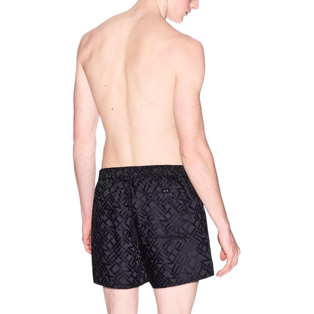 ARMANI EXCHANGEAE SS25 Beach Shorts Men's Black XM000829-AF13629-FC013