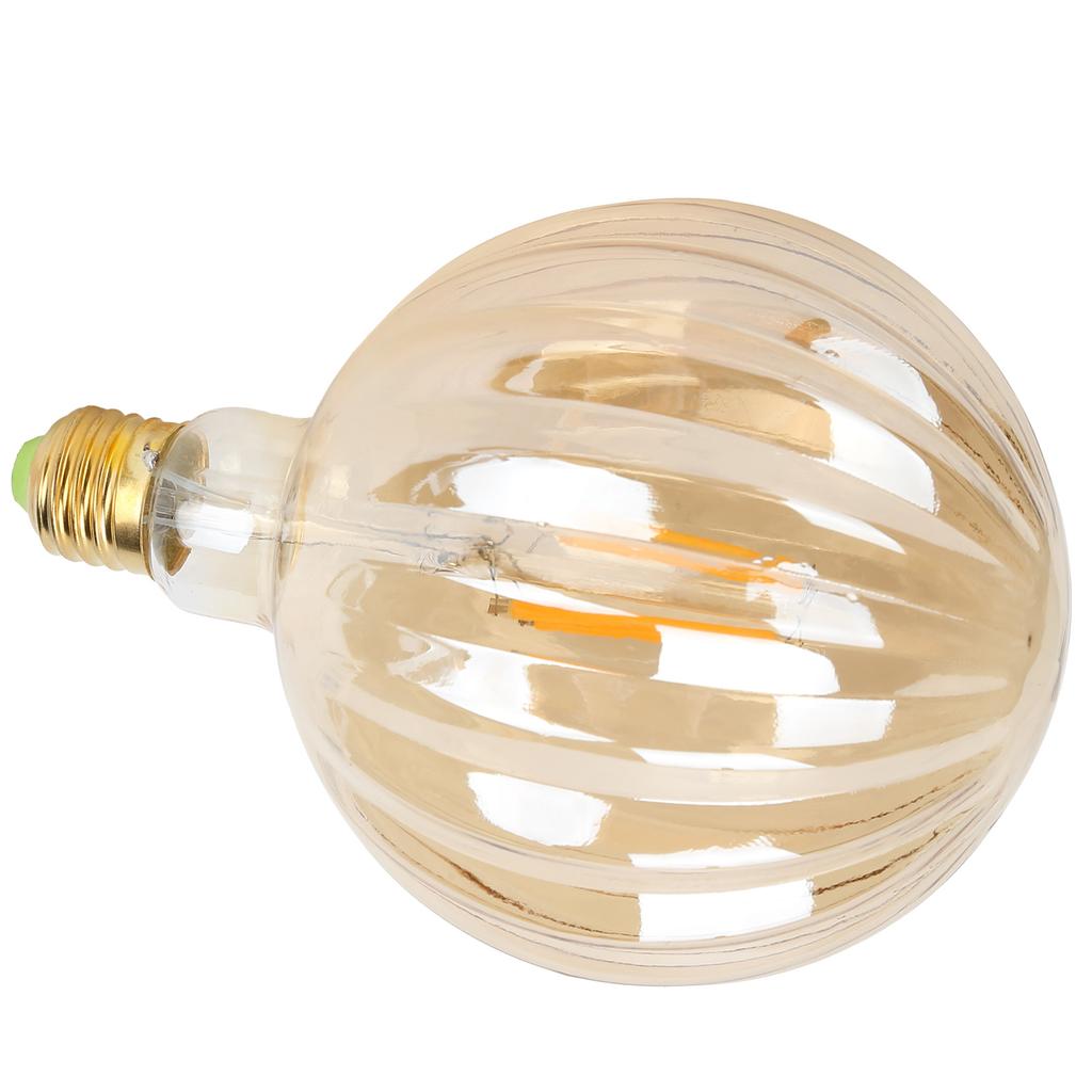 4W G125 Antique Bulb E27 WatermelonShape LED Filament Lamp Home Decoration 220V Warm Light
