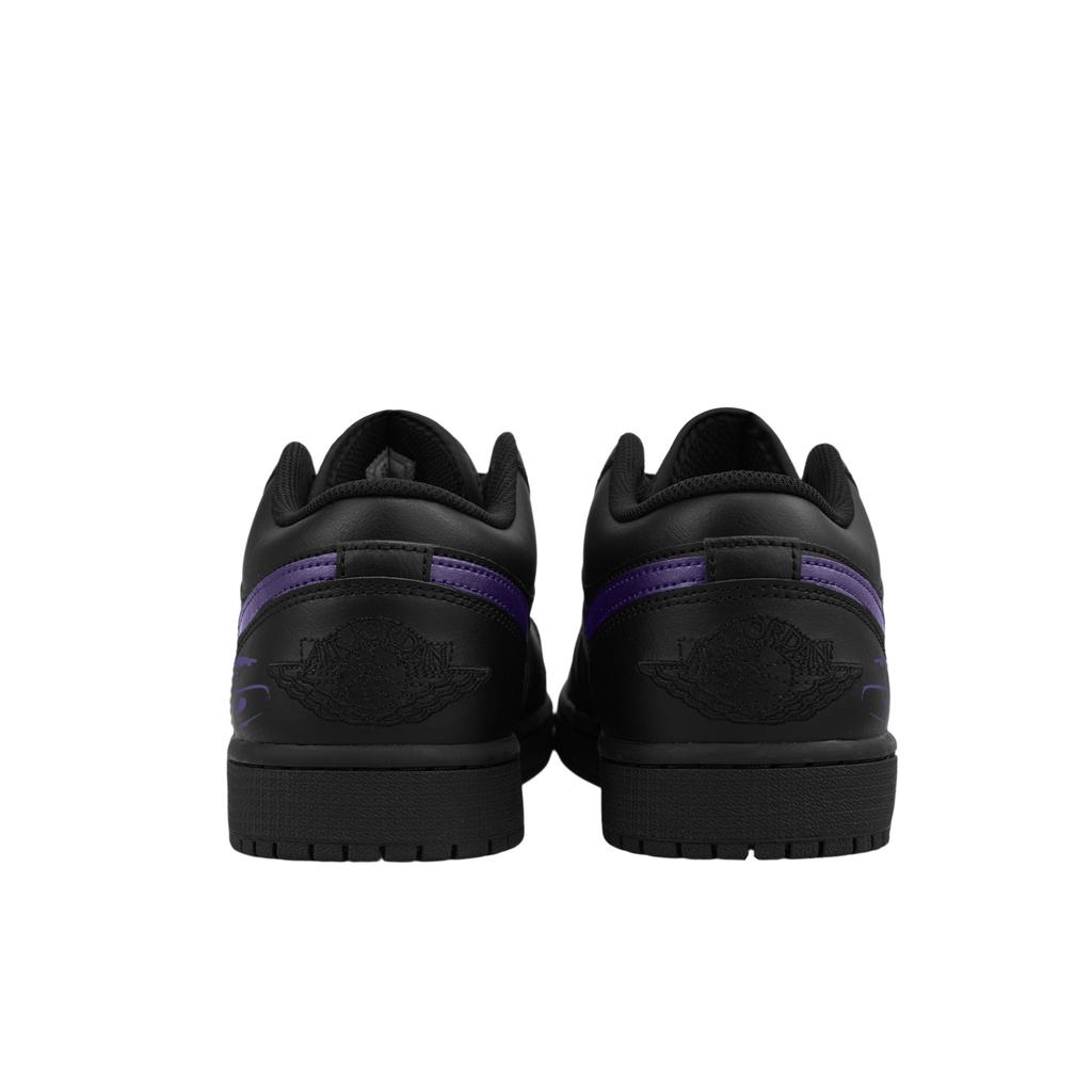 Jordan Air Jordan 1 Cow Leather, Leather Cushioning Slip Resistant Abrasion Resistant Low top Vintage Basketball Shoes 553558-093(Team695-)