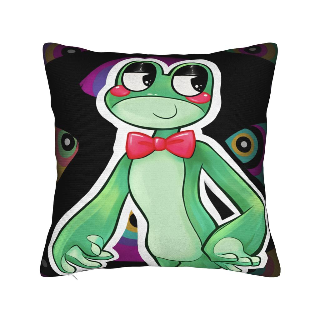 R-Ribbit Frog Pillow Case TADC Retro Trendy Pillow Cover Soft Pillowcases For Chair Sofa Home Decor