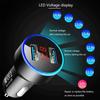 Universal 3.1A Dual USB Car Charger 2 Port LCD Display Voltmeter 12-24V Cigarette Lighter Socket Car Charger Adapter