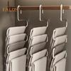 Stainless Steel Pants Rack Multi-layer Coat Hanger Organizer Strong Load-bearing Multi-Functional Hanger Trouser Storage Rack