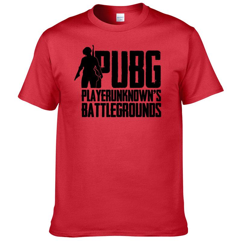 New Summer 2024 Game Pubg T Shirt Men Cotton Short Sleeve Print T-Shirt Fashion Casual Tops Cool Tees Hombre F23