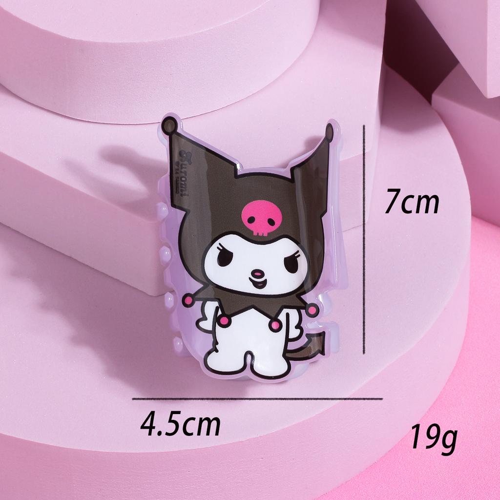 1 шт./Случайные 3 шт. Милые заколки для волос Sanrio Cinnamoroll и Изысканные аксессуары для волос Kuromi