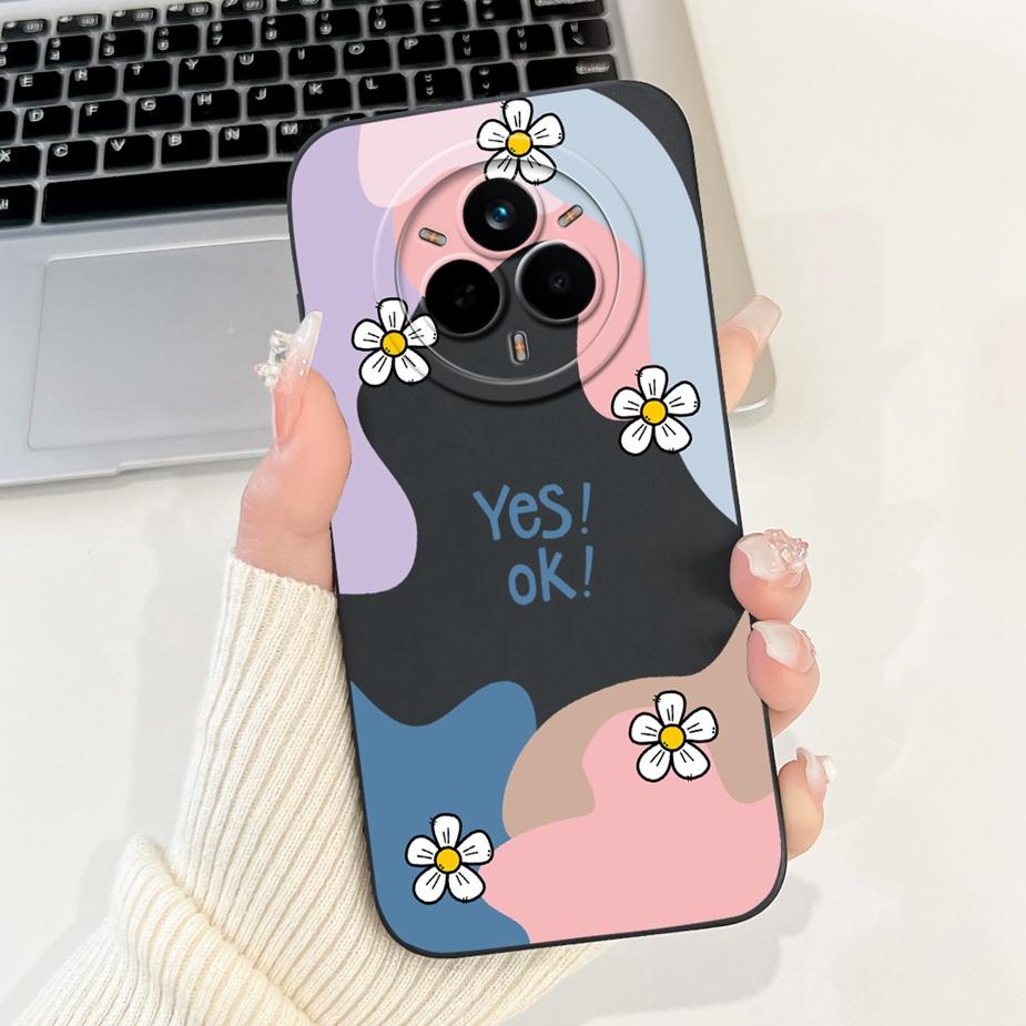 Чехол для Realme 14 Pro 5G RMX5056 Стильный чехол с художественной росписью Ударопрочный чехол для телефона Для Realme 14 Pro Plus Realme14 Pro+ Мягкие чехлы