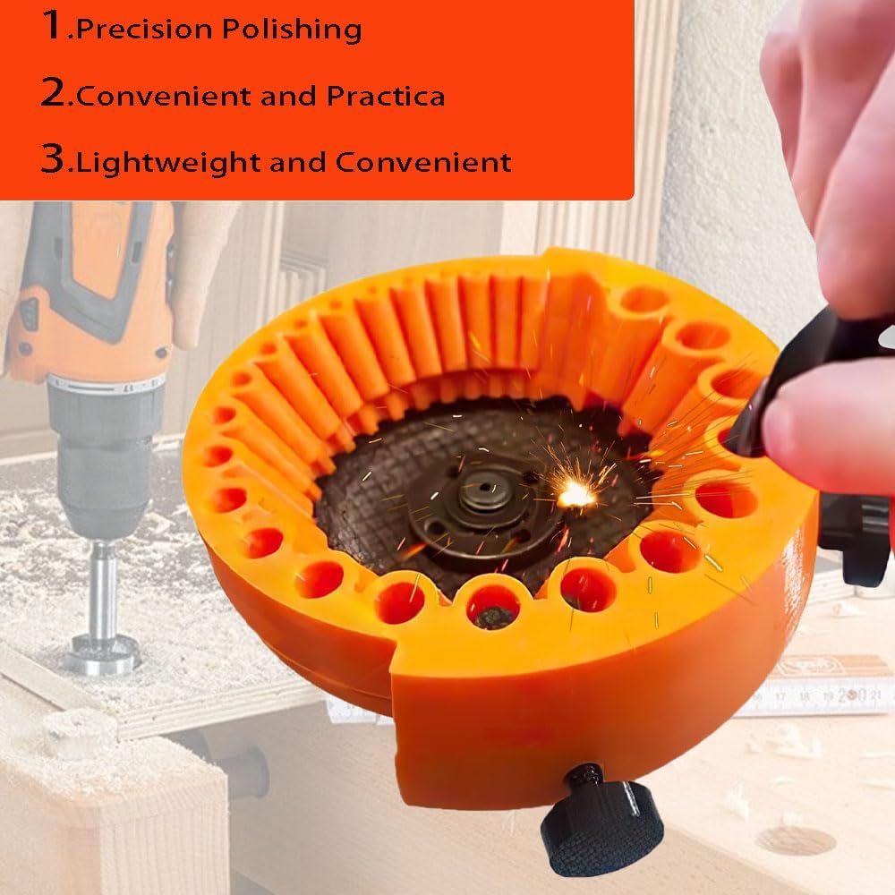 Заточка сверл, насадка для заточки сверл с электроприводом, заточка сверл для шлифовальной машины, насадки для угловых шлифовальных машин, заточка сверл от 2 до 13 мм