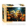 [Toy & Puzzle] Landscape Jigsaw Puzzle 1000pcs: Golden Owl Under the Moonlight