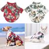 Coconut Tree Print Hawaiian Pet Clothes Pet Shirts Pet Dog Shirts Pet Dog Clothes Dog T-Shirts