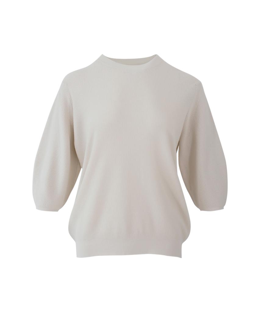 Baseukala Длинный рукав реглан Круглый вырез Капри Вязаный (5Colors)