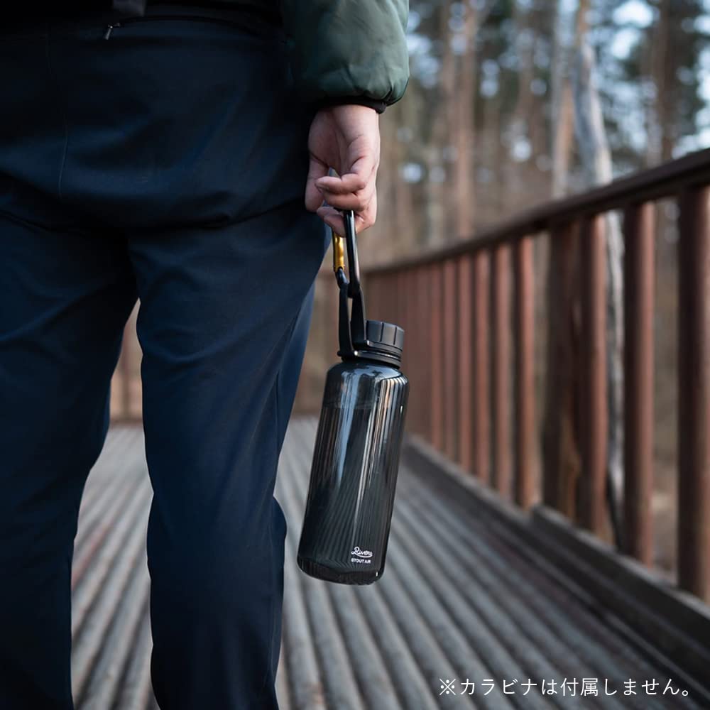 Rivers Stout Air 1000E ECOZEN SA1000E 1L Water Bottle, Ideal for Hiking, Outdoor Activities, and Trails